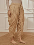 Women's Beige Cambric Cotton Dhoti Yoga Pants